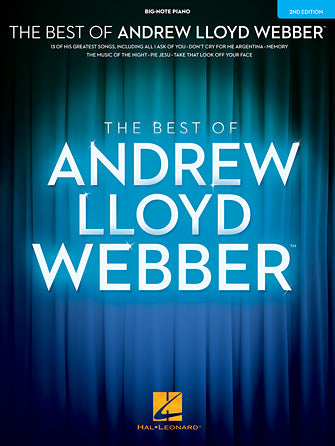 The Best of Andrew Llyod Webber 2nd Edition: Big-Note Piano - Graves Piano Co.