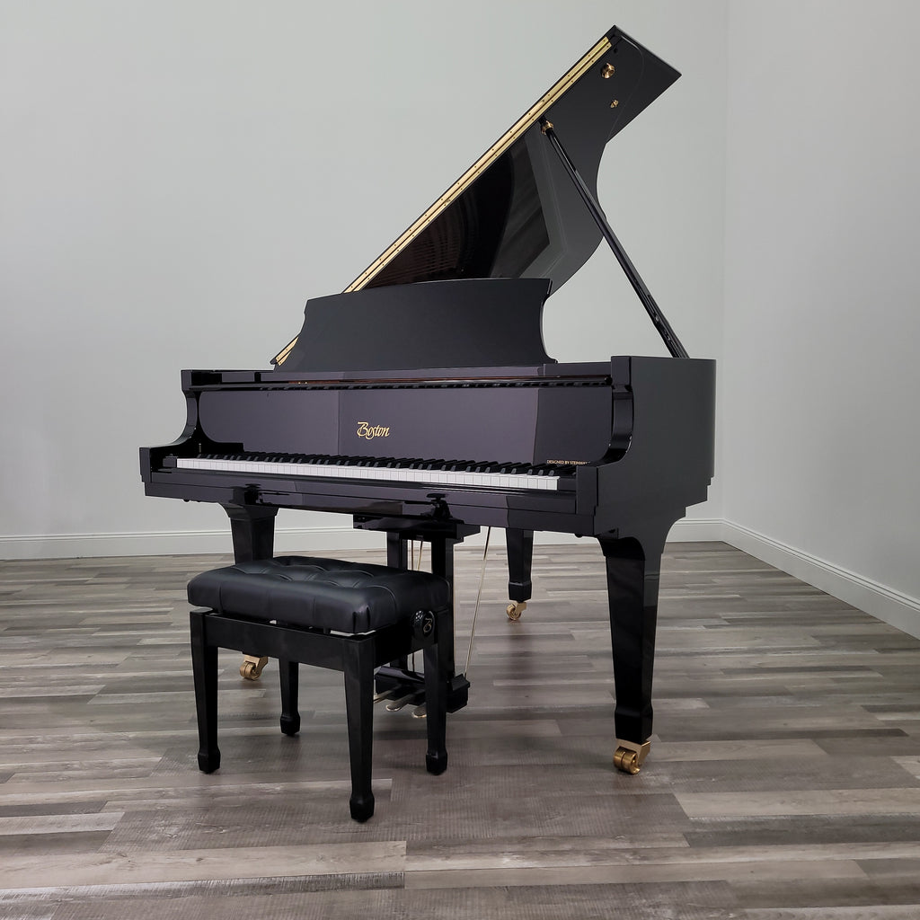 Boston GP 163 PE II (5'4") in Polished Ebony - Graves Piano Co.