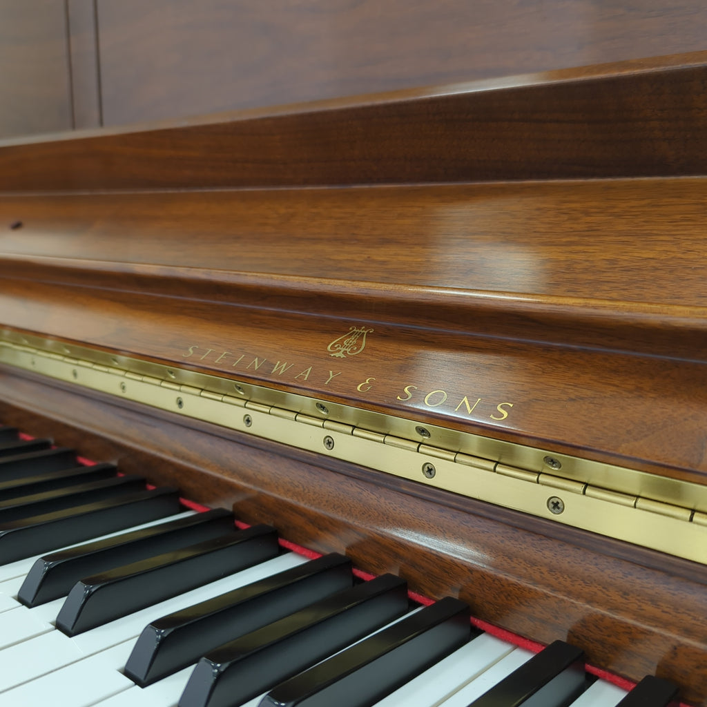 Steinway 1098 (46, 1/2”) Serial # 589911 in Satin Walnut - Graves Piano Co.