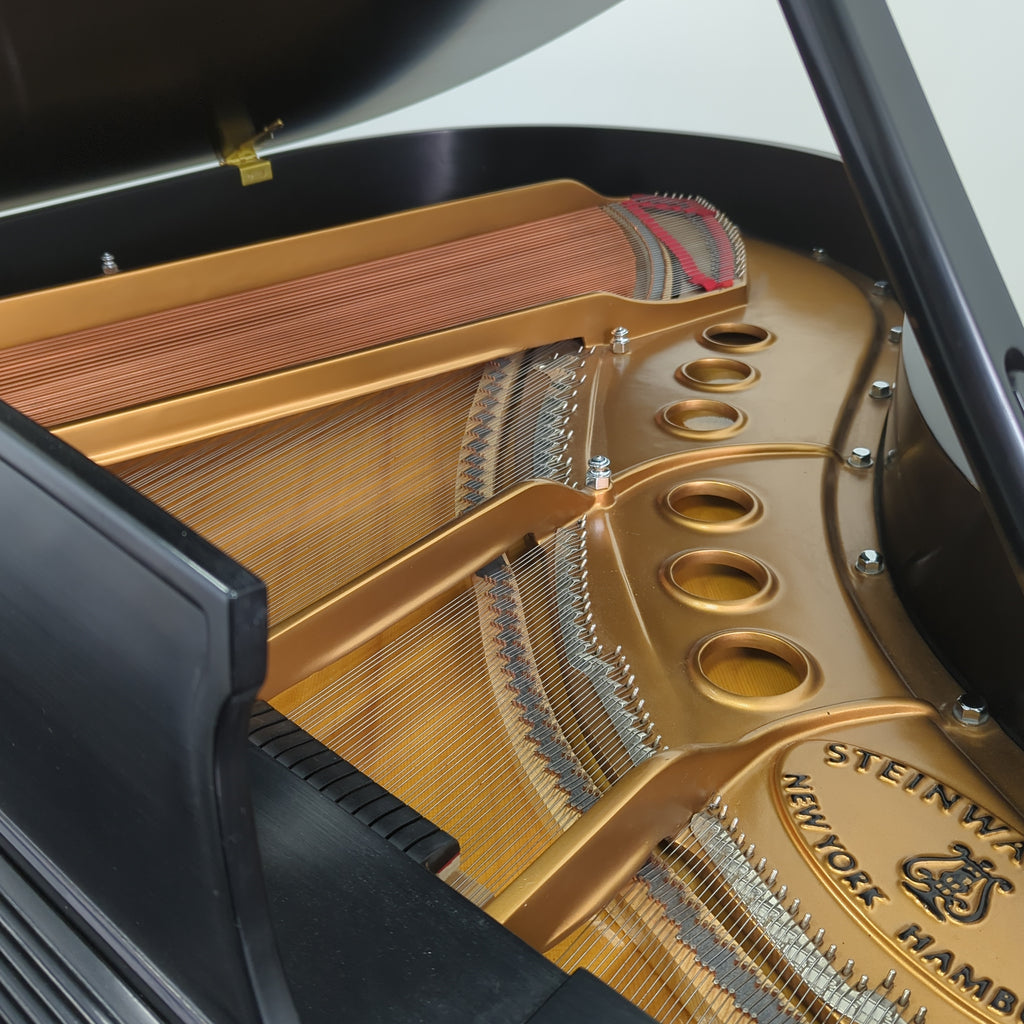 Steinway M (5’7”) in Satin Ebony, Serial # 542263 - Graves Piano Co.