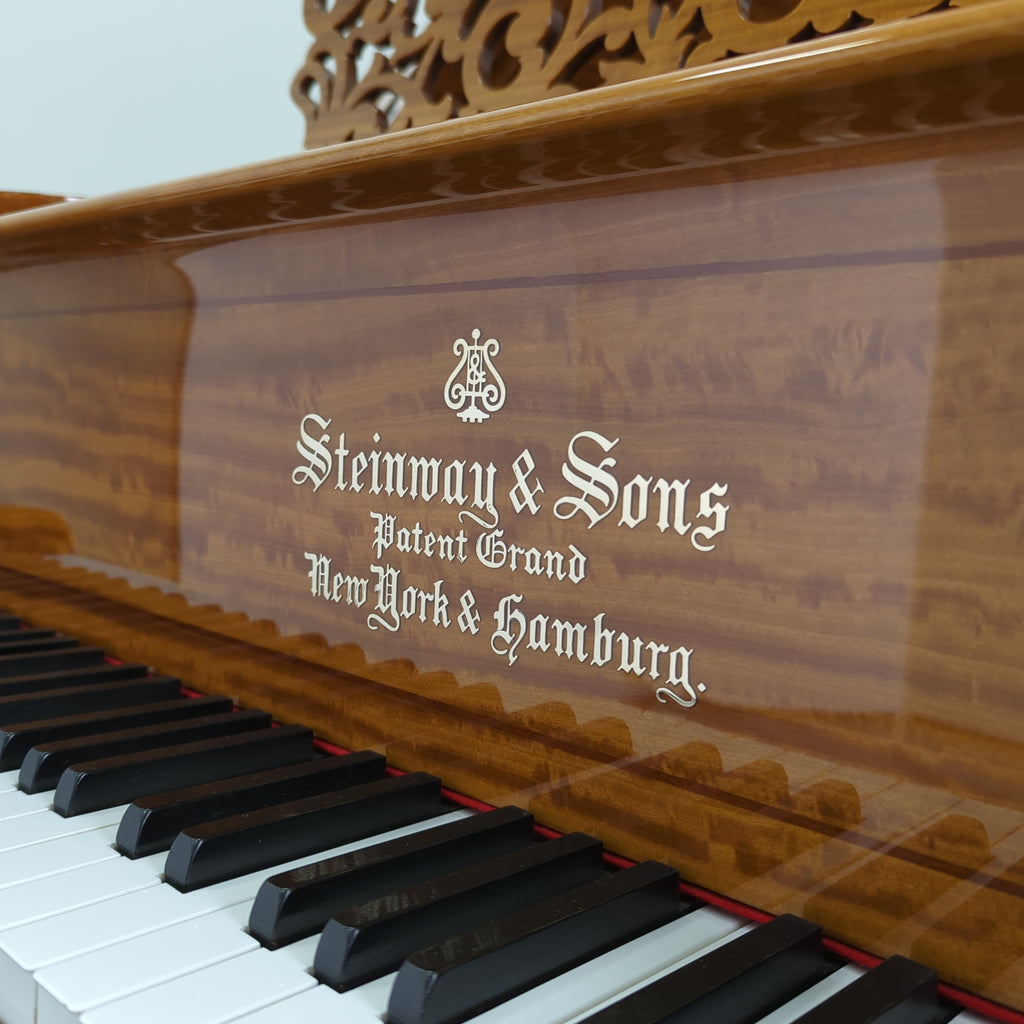 Steinway A (6'2") Satinwood Serial # 75985 - Graves Piano Co.