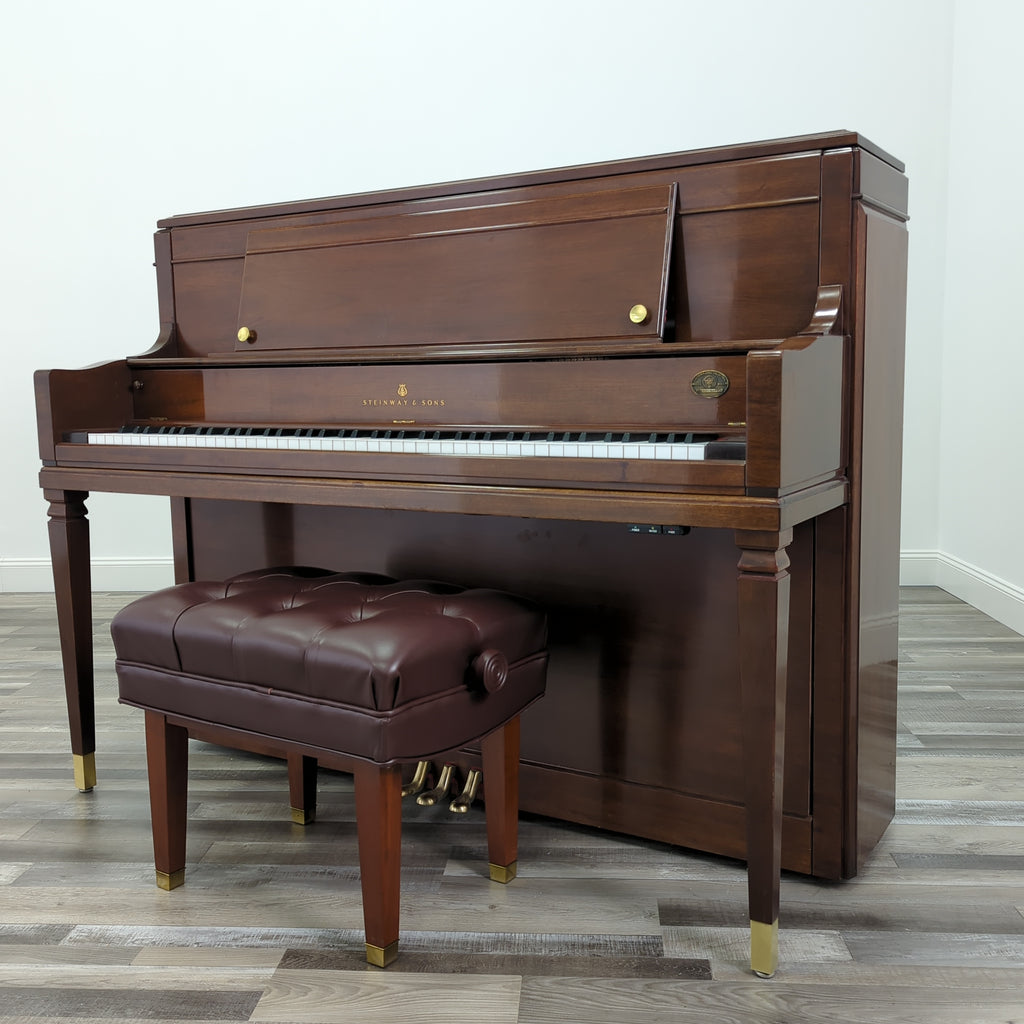 Steinway 4510 in Satin Mahogany, Serial # 564232 - Graves Piano Co.