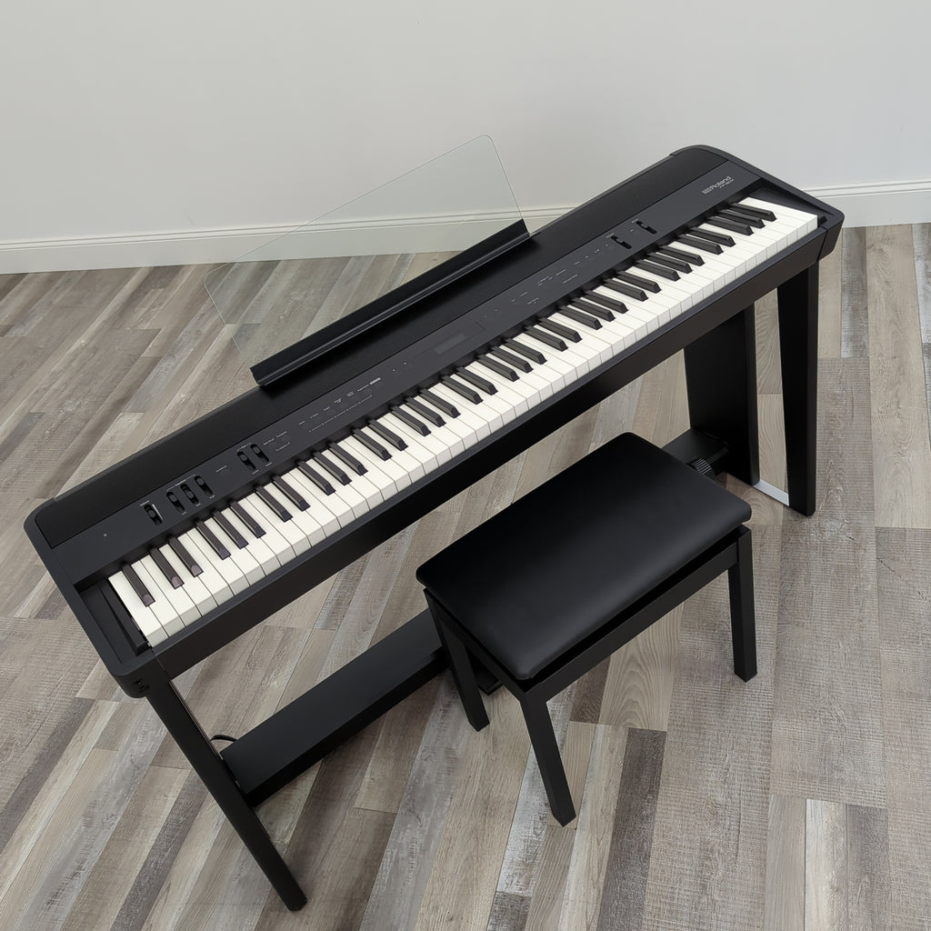 Roland FP-90X Digital Piano - Black - Combo Kit - Graves Piano Co.
