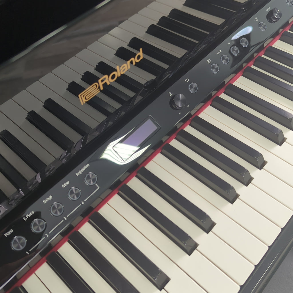 Roland LX-708 Polished Ebony - Graves Piano Co.
