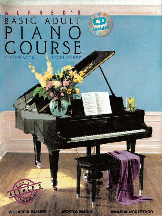 Alfred's Basic Adult Piano Course Lesson Book, Bk 3 - Graves Piano Co.