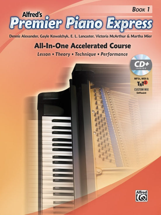Premier Piano Express, Bk 1: An All-In-One Accelerated Course, Book, CD & Online Audio & Software (Premier Piano Course) - Graves Piano Co.