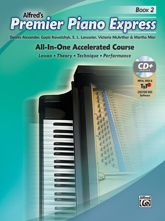 Premier Piano Express, Bk 2: An All-In-One Accelerated Course, Book, CD & Online Audio & Software (Premier Piano Course) - Graves Piano Co.