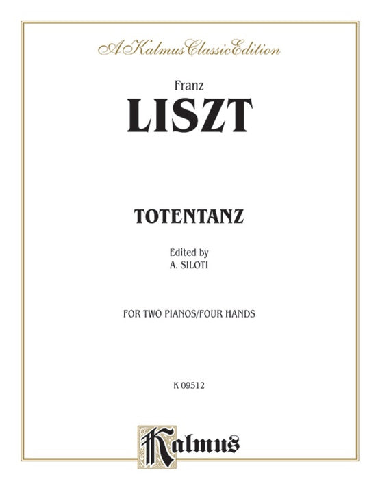 Liszt Totentanz for two pianos, four hands - Graves Piano Co.