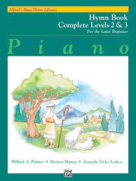 Alfred's Basic Piano Library Hymn Book Complete Levels 2 & 3, for the Later Beginner - Graves Piano Co.