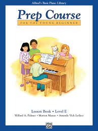 Alfred's Basic Piano Prep Course Lesson Book, Bk E: For the Young Beginner (Alfred's Basic Piano Library) - Graves Piano Co.
