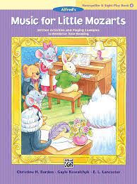 Music for Little Mozarts Notespeller and Sight-Play Book, Bk 4 - Graves Piano Co.