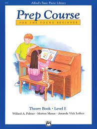 Alfred's Basic Piano Prep Course: Theory Book E (Alfred's Basic Piano Library) - Graves Piano Co.