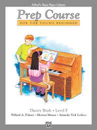 Alfred's Basic Piano Prep Course Theory, Bk F: For the Young Beginner (Alfred's Basic Piano Library) - Graves Piano Co.