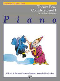 Alfred's Basic Piano Library Piano Course, Theory Book Complete Level 1: For the Later Beginner - Graves Piano Co.